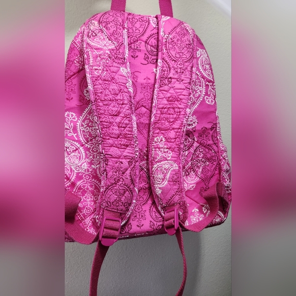 Vera Bradley Pink Quilted Backpack - Picture 2 of 4